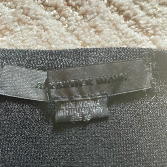 Alexander Wang Black and White Midi Skirt - Picture 2 of 3